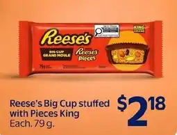 Walmart Reese's Big Cup stuffed with Pieces King offer