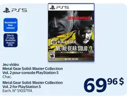 Walmart Metal Gear Solid: Master Collection Vol 2 For PlayStation 5 offer