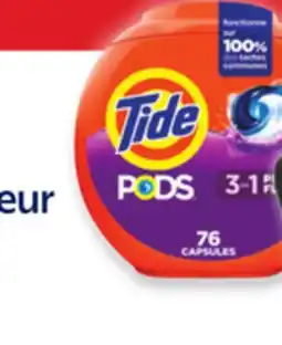 Walmart Paq. de 45-76 capsules de détergent à lessive Pods de Tide offer