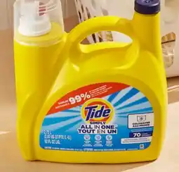 Walmart Tide Simply laundry detergent offer
