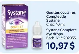 Walmart Systane Complete eye drops offer