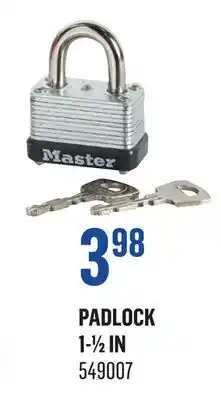 Canac Padlock offer