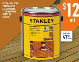 Canac Deckmax XT Semi-transparent Exterior Deck Stain Tintable base offer