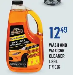 Canac Wash and Wax Car Cleaner offer
