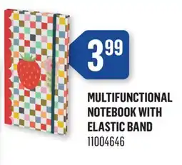 Canac Multifunctional notebook with elastic band offer