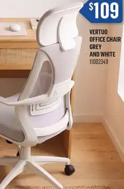 Canac VERTUO Office Chair Grey and White offer