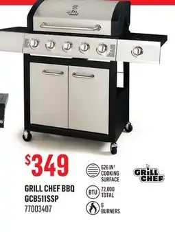 Canac Grill Chef BBQ offer