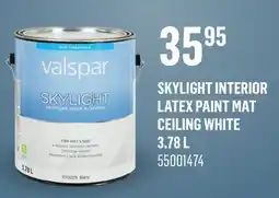 Canac Skylight Interior Latex Paint Mat Ceiling White offer