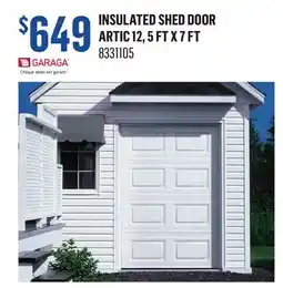 Canac Insulated Shed Door Artic 12 offer