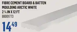 Canac Fibre Cement Board & Batten Moulding arctic white 2 1/4 in x 12 ft offer