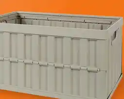Canac PRATICO Foldable Storage Bin Beige 37L offer