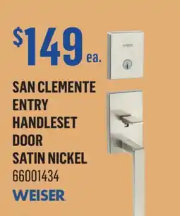 Canac Weiser San Clemente Entry Handleset door offer