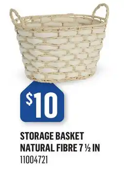 Canac Storage Basket Natural Fibre 7 1/2 in offer