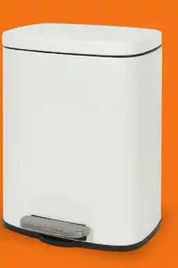 Canac Step Trash Bin White offer