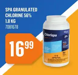Canac Spa Granulated Chlorine 56% 1.8kg offer