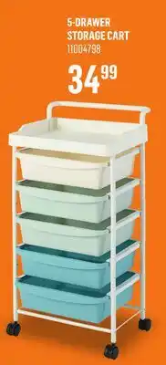 Canac 5-Drawer Storage Cart offer