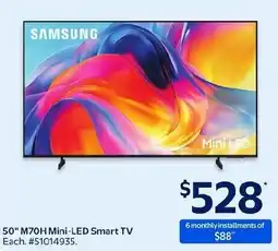 Walmart Samsung 50" M70H Mini-LED Smart TV offer