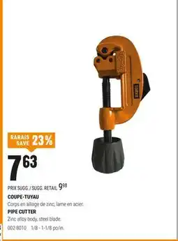 BMR COUPE-TUYAU offer