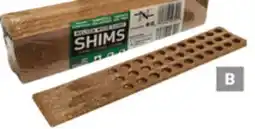 BMR BARDEAUX DE COINTAGE SHIMS offer