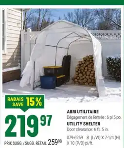 BMR ABRI UTILITAIRE offer