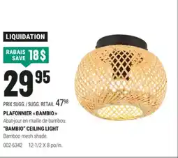 BMR PLAFONNIER  BAMBIO  offer