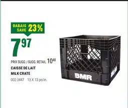 BMR CAISSE DE LAIT offer