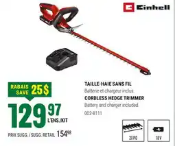 BMR TAILLE-HAIE SANS FIL offer