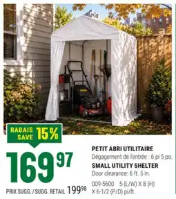 BMR PETIT ABRI UTILITAIRE offer