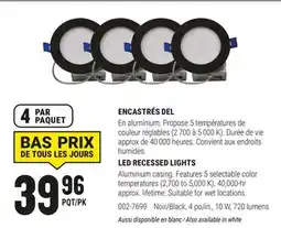 BMR ENCASTRÉS DEL offer