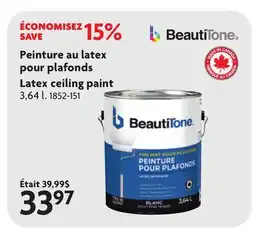 Home Hardware Latex ceiling paint offer