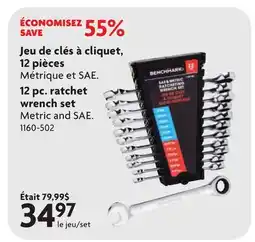 Home Hardware 12 pc. ratchet wrench set offer