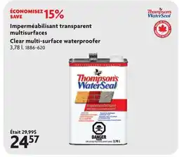 Home Hardware Clear multi-surface waterproofer offer