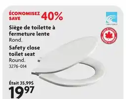 Home Hardware Safety close toilet seat offer