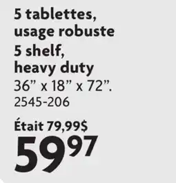 Home Hardware Adjsutable Shelving Units offer