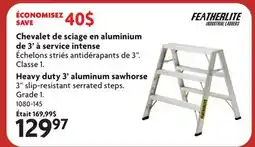 Home Hardware Heavy duty 3' aluminum sawhorse offer