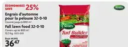 Home Hardware Fall lawn food 32-0-10 offer