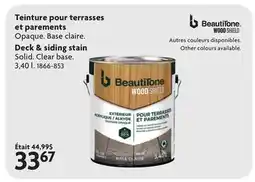 Home Hardware Deck & siding stain offer