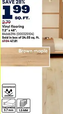 RONA MONO SERRA Vinyl flooring 7.2 x 48 offer