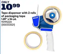 RONA Tape dispenser with 2 rolls of packaging tape 1.89 x 54 yd offer