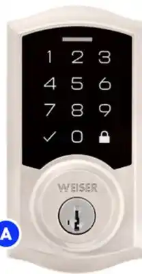 RONA Satin nickel All Smartcode electronic locks offer