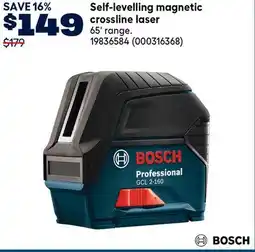 RONA Self-levelling magnetic crossline laser offer