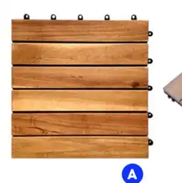 RONA Technoflex Acacia or composite terrace tiles, 12 x 12 offer