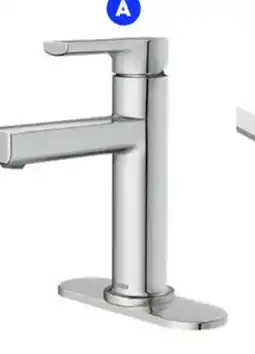 RONA Chrome finish MOEN Rinza bathroom faucets and accessories offer