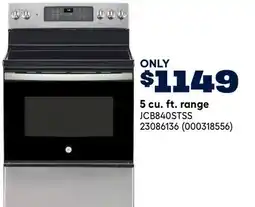 RONA GE APPLIANCES 5 cu. ft. range offer
