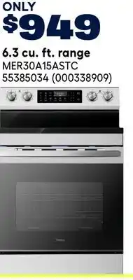 RONA 6.3 cu. ft. range offer