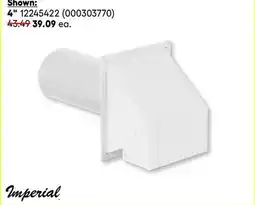 RONA Imperial 4 R2 exhaust vent hoods offer