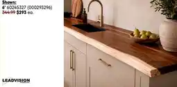 RONA All LEADVISION wood countertops offer