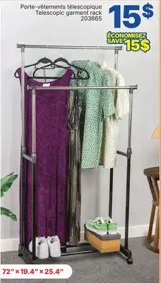 Rossy Telescopic garment rack offer