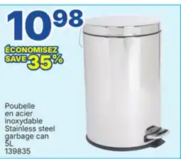 Rossy Stainless steel garbage can offer