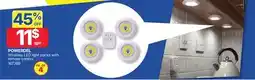 Rossy POWERDEL Wireless LED light pucks With remote control offer